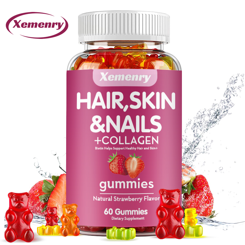 Hair Care Vitamin - Biotin- und Vitamin-Gummis, maximale Potenz für