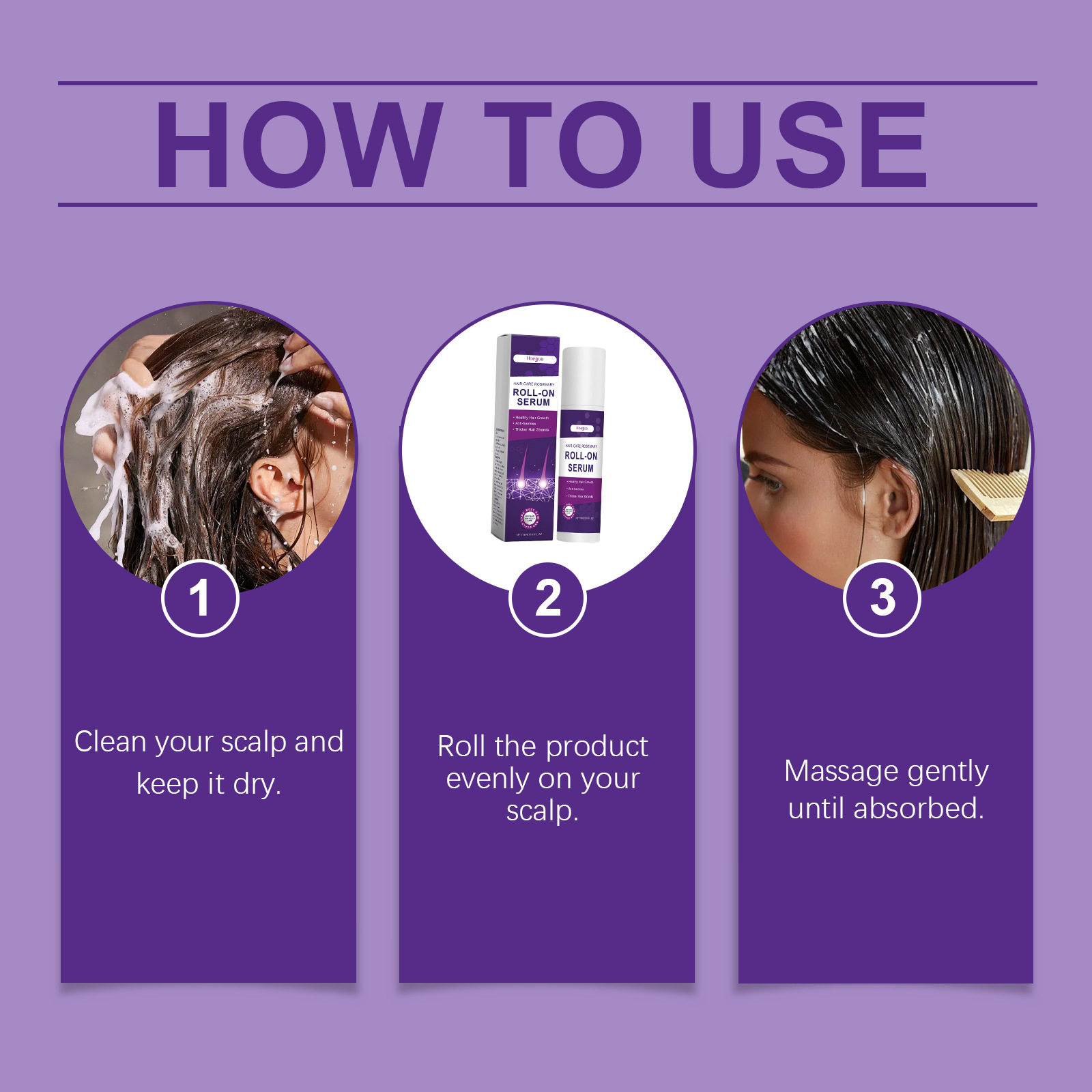 Hair Care For Hair Loss - Haarwuchsserum gegen Haarausfall, stärkt die Haarwurzeln,