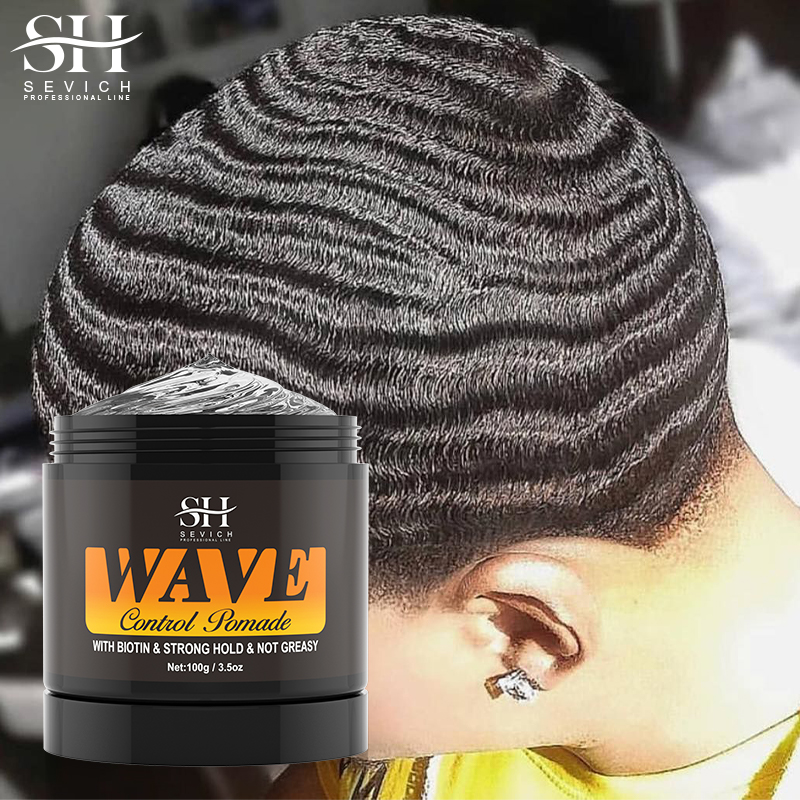 Hair Care Vitamin - Natürliche Wellenkontrollpomade, Frisur-Wachspomade für schwarze Männer,