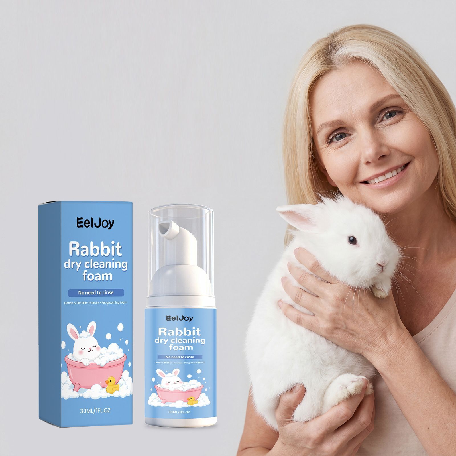 Hair Care Natural Ingredients - Reinigungsmousse Tiefenwirksame Feuchtigkeitspflege für Haustiere mit