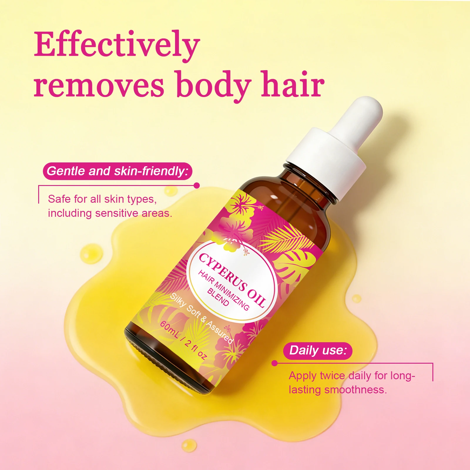 Hair Care Nature - Cyperus Natürliches Körperöl 60ml – Vegane