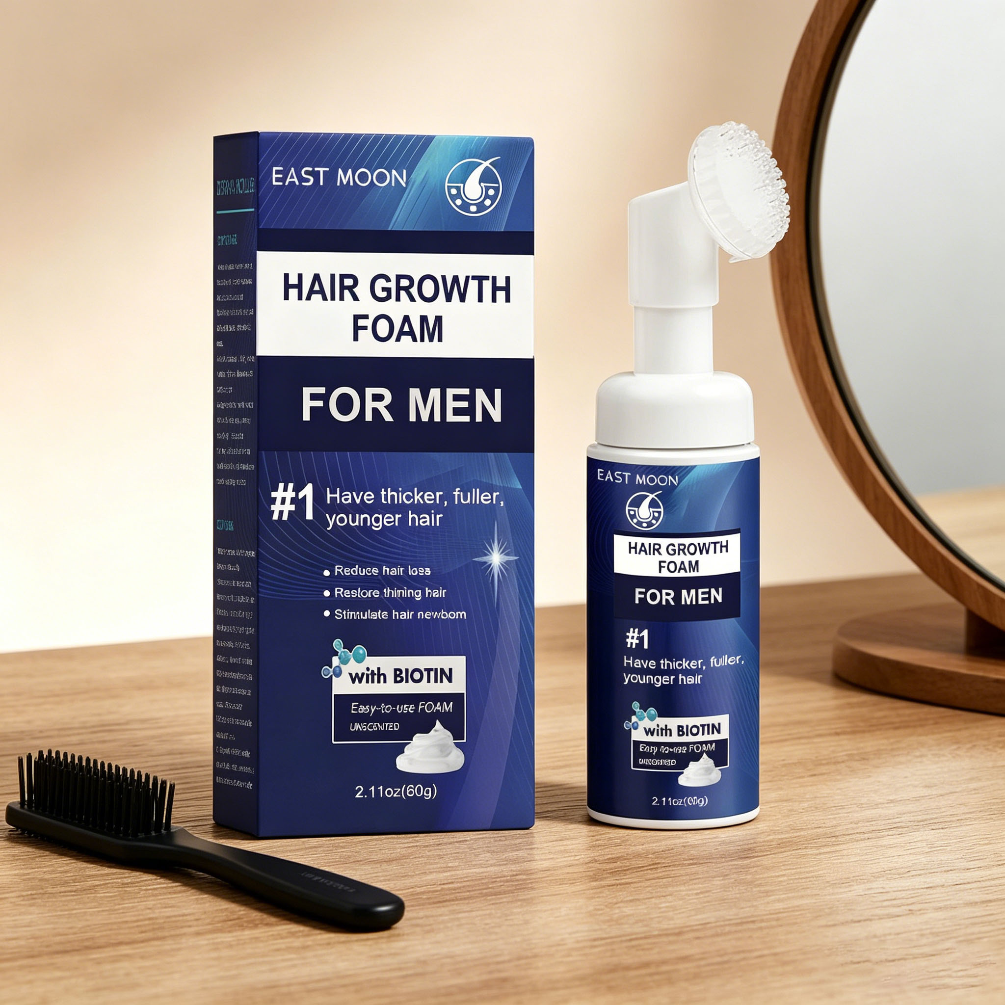 Haarwuchs-Schaum Silikonbürste – Hair Care For Hair Loss Bewertung und Preis