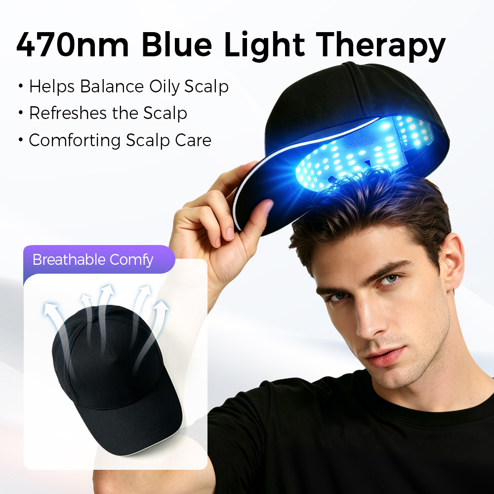 LED-Haarwuchskappe mit Rot-Bla – Hair Care For Hair Loss Bewertung und Preis